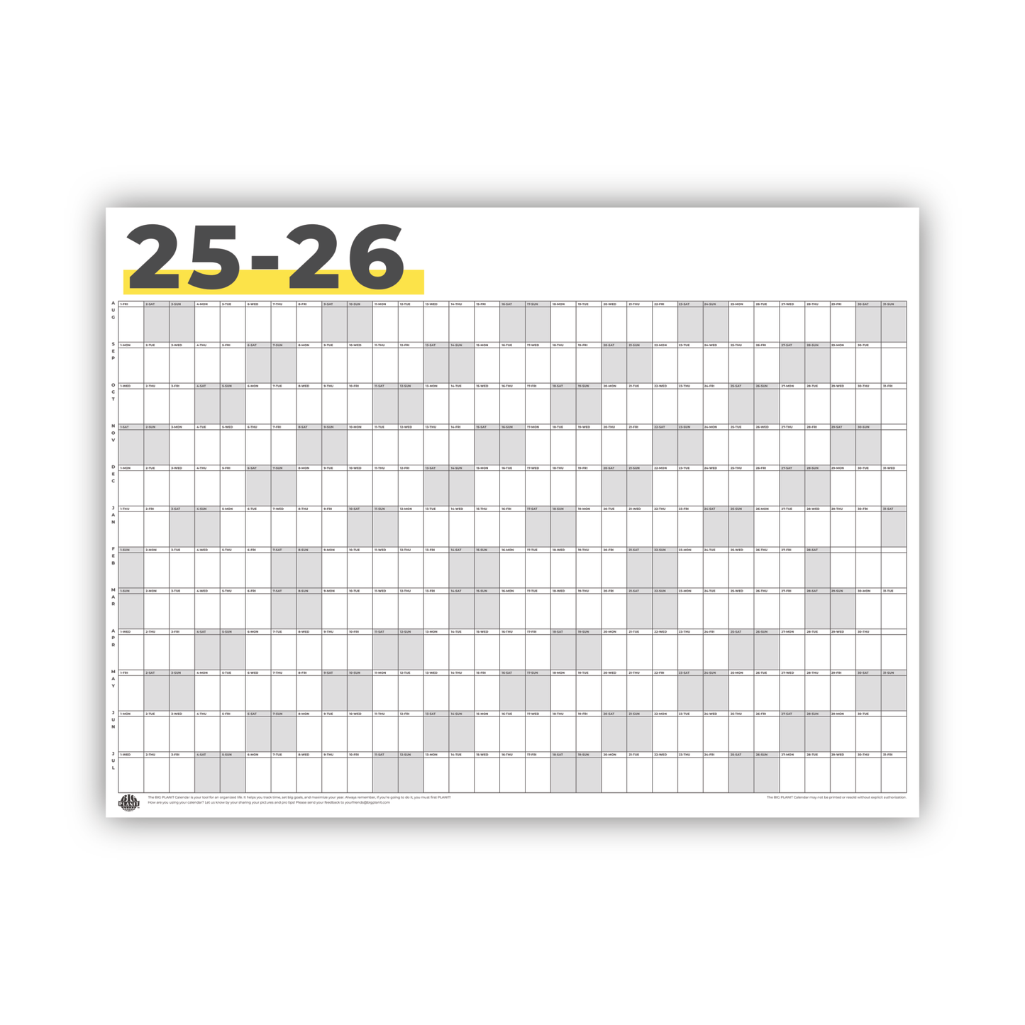 2025-2026 Academic Calendar
