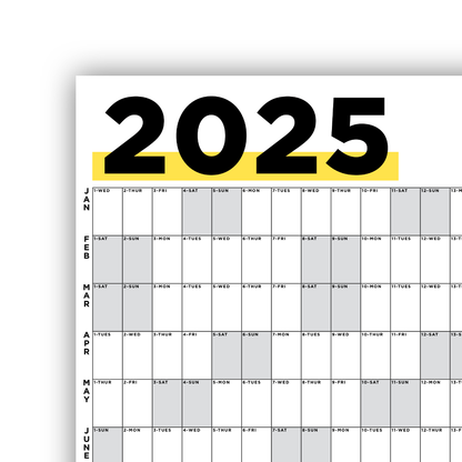 BIG PLANIT 2025 Calendar